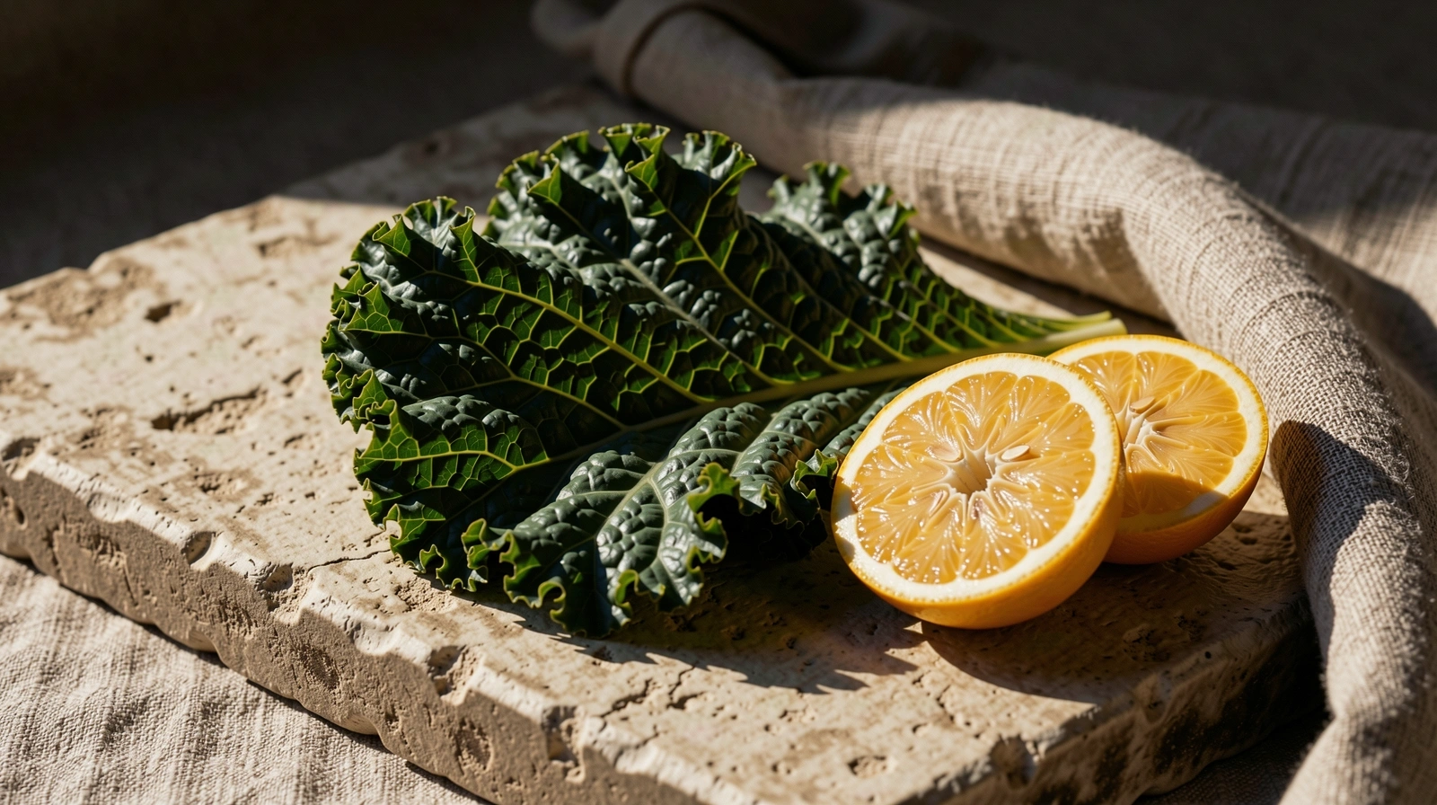 Alimentación natural y texturas orgánicas